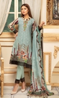 Digital Twist Embroidered Lawn Shirt Lawn Dupatta Embroidered Trouser