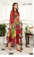 Embroidered Viscose Chikankari Chiffon Dupatta Plain Trouser