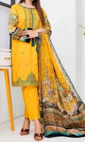 Embroidered Linen Unstitched 3 Piece Suit