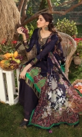 Printed Lawn Shirt Dyed Cambric Trouser Printed Chiffon Dupatta Embroiodered Neckline Organza Embroidered Sleeves Border Organza