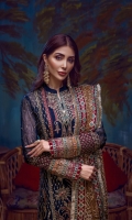 Embroidered Chiffon Front 0.8 MTR Embroidered Chiffon Back 0.8 MTR Embroidered Chiffon Sleeves 0.66 MTR Embroidered Net Dupatta 2.5 Yard Dyed Raw Silk Trouser 2.5 Yard Embroidered Border 1 For Front 0.8 MTR Embroidered Border 2 For Front 0.8 MTR Embroidered Border 3 For Front 0.8 MTR Embroidered Border For Back 0.8 MTR Embroidered Border 1 For Sleeves 1 MTR Embroidered Border 2 For Sleeves 1 MTR