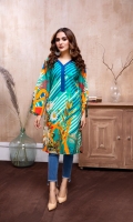Printed Cambric Stitched Kurti