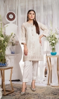Embroidered Paper Silk Stitch Kurti 1PC