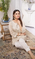 Embroidered Paper Silk Stitch Kurti 1PC