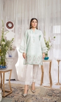 Embroidered Paper Silk Stitch Kurti 1PC