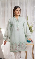 Embroidered Paper Silk Stitch Kurti 1PC