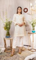 Embroidered Paper Silk Stitch Kurti 1PC