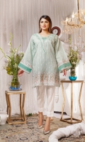 Embroidered Paper Silk Stitch Kurti 1PC