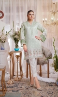 Embroidered Paper Silk Stitch Kurti 1PC