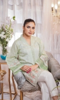 Embroidered Paper Silk Stitch Kurti 1PC