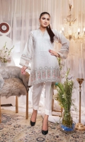Embroidered Paper Silk Stitch Kurti 1PC