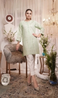 Embroidered Paper Silk Stitch Kurti 1PC