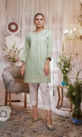 Embroidered Paper Silk Stitch Kurti 1PC