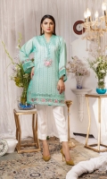 Embroidered Paper Silk Stitch Kurti 1PC