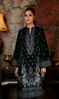Embroidered Velvet Shirt  Raw Silk Trouser