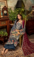 Schiffli Embroidered Chiffon Front 0.8 MTR Embroidered Chiffon Back 0.8 MTR Embroidered Chiffon Sleeves 0.66 MTR Embroidered Chiffon Dupatta 2.5 Yard Dyed Raw Silk Trouser 2.5 Yard Embroidered Motifs For Front 3 PC Embroidered Neckline 1 PC Embroidered Border For Front 0.8 MTR Embroidered Border For Back 0.8 MTR Embroidered Border For Sleeves 1 MTR