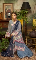 Schiffli Embroidered Chiffon Front 0.8 MTR Embroidered Chiffon Back 0.8 MTR Embroidered Chiffon Sleeves 0.66 MTR Embroidered Chiffon Dupatta 2.5 Yard Dyed Raw Silk Trouser 2.5 Yard Embroidered Patch And Motifs For Front 4 PC Embroidered Border For Front 0.8 MTR Embroidered Border And Patti For Sleeves 1 MTR Embroidered Neck Patti 1.2 MTR