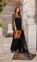 Schiffli Embroidered Lawn Front 1 YardDyed Lawn Back 1.25 MTREmbroidered Lawn Sleeves 0.66 MTRDyed Cotton Trouser 2.5 YardEmbroidered Net Dupatta 2.5 YardEmbroidered Yolk For Front & Back 2...