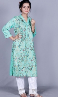 Embroidered Cotton Stitched Kurti