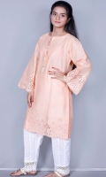 Embroidered Cotton Stitched Kurti