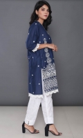 Embroidered Cotton Stitched Kurti