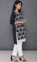 Embroidered Cotton Stitched Kurti