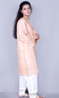 Embroidered Cotton Stitched Kurti