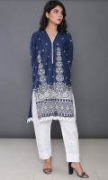 Embroidered Cotton Stitched Kurti