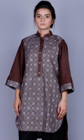 Embroidered Cotton Stitched Kurti