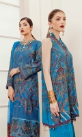 Embroidered Shirt Front 1 meter chiffon   Embroidered Shirt Back 1 meter chiffon  Embroidered Sleeves Patch meter on tissue  Embroidered Front and back Patch 2 meter on tissue  4 Embroidered Dupatta patch 2.5 Yard on embroidery  Embroidered Dupatta 2.5 yard Chiffon  Trouser 2.5 yard Silk