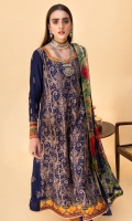 Embroidered Linen Front Embroidered Linen Back Embroidered Organza Front Border Embroidered Organza Neckline Finishing Embroidered Linen Sleeves Embroidered Organza Sleeve Patch Linen Pants Digital Print Chiffon Dupatta