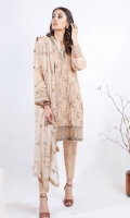 EMBROIDERED LAWN FRONT WITH BORING (1.25m) EMBROIDERED LAWN BACK (1.25m) EMBROIDERED ORGANZA FRONT BORDER (0.85m) EMBROIDERED ORGANZA NECKLINE FINISHING (01 Piece) EMBROIDERED LAWN SLEEVES (0.60m) EMBROIDERED ORGANZA SLEEVES PATCH WITH BORING (0.85m) COTTON PANTS (2.5m) EMBROIDERED CHIFFON DUPATTA (2.5m)