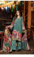 Embroidered Karandi Shirt Printed Wool Shawl Dyed Trouser