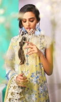 Printed Voile Dupatta Printed Lawn shirt 3.12 Meters 2 Separate Embroidered Bunches Cambric Dyed Trouser