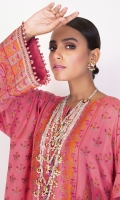Shirt: Jacquard Shirt 3.12 Meters Lace For Sleeves - 1 Meter Lace For Daaman - 1 Meter Fabric: Jacquard  Dupatta: Printed Cotton Silk Dupatta Fabric: Cotton Silk  Trousers: Dyed Cambric Trousers Fabric: Cambric