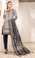 Printed Doria Dupatta Printed Lawn Shirt 3 Meters Dyed Cambric Trouser