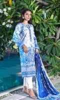 Shirt: Printed Cambric (3 meters) Dupatta: Lawn Doriya Jacquard Dupatta (2.5 meters) Trouser: Dyed Cambric (2.5 meters)