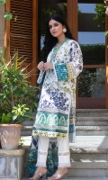 Shirt: Printed Cambric (3 meters) Dupatta: Lawn Doriya Jacquard Dupatta (2.5 meters) Trouser: Dyed Cambric (2.5 meters)