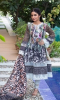 Shirt: Printed Cambric (3 meters) Dupatta: Lawn Doriya Jacquard Dupatta (2.5 meters) Trouser: Dyed Cambric (2.5 meters)