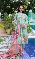 Shirt: Printed Cambric (3 meters) Dupatta: Lawn Doriya Jacquard Dupatta (2.5 meters) Trouser: Dyed Cambric (2.5 meters)