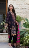 Shirt: Printed Cambric (3 meters) Dupatta: Lawn Doriya Jacquard Dupatta (2.5 meters) Trouser: Dyed Cambric (2.5 meters)