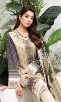 Shirt: Digital Printed Lawn Dupatta: Digital Printed Lawn Trouser: Dyed Cambric