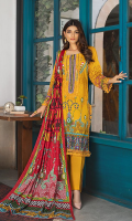 Shirt: Printed Lawn Shirt Dupatta: Printed Lawn Dupatta Trouser: Cambric Trouser