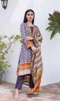 Shirt: Printed Lawn Shirt Dupatta: Printed Lawn Dupatta Trouser: Cambric Trouser