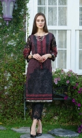 Front: Full Embroidered Sleeves: Full Embroidered Back: Plain Dyed Back Embroidery: Thread Embroidery with Sequin Details.
