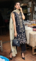 Details: Shirt: Digital Printed Lawn (3 meters) Dupatta: Digital Printed Lawn (2.5 meters) Trouser: Dyed Cotton (2.5 meters)  Embroidery Details: Embroidered Gala on Shirt