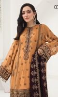 Embroidered Chiffon Shirt Front Embroidered Chiffon Back Embroidered Chiffon Sleeves Embroidered Chiffon Chiffon Dupatta Dyed Trouser