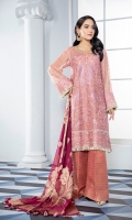 Embroidered Massouri Front Embroidered Massouri Back Embroidered Massouri Sleeves Embroidered Front, Back & Sleeves Patch Jamawar Dupatta Jamawar Trouser