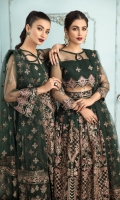 Embroidered Net Front  Embroidered Net Front + Back Body Embroidered Net Front + Back Patch Embroidered Net Back Embroidered Net Belt Patch Embroidered Net Sleeves Embroidered Net Pallu Dupatta Dyed Russian Grip Trouser