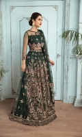 Embroidered Net Front  Embroidered Net Front + Back Body Embroidered Net Front + Back Patch Embroidered Net Back Embroidered Net Belt Patch Embroidered Net Sleeves Embroidered Net Pallu Dupatta Dyed Russian Grip Trouser